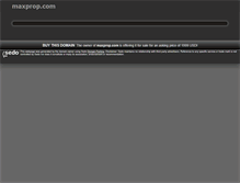 Tablet Screenshot of maxprop.com